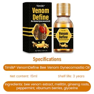 Timilk® VenomDefine Bee Venom Timilk® VenomDefine Bee Venom Gynecomastia OilGynecomastia Oil