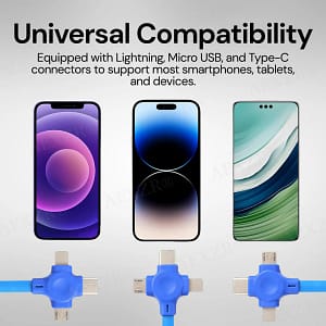 AEXZR® 3-in-1 Charging Cable Roll