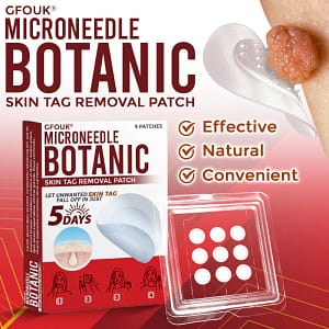 GFOUK® MicroNeedle Botanic Skin Tag Removal Patch
