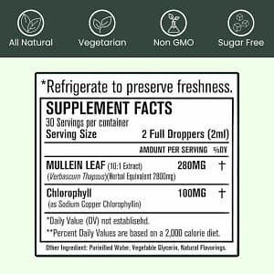 Nuv® - Mullein + Chlorophyll Lung Drops