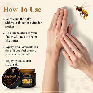 JORONDY Organic Grass-Fed Butter & Honey Balm