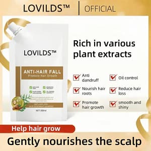 LOVILDS™ Ginseng Ginger Anti-Hair Loss Shampoo 300ml