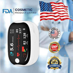 LAOZIK™ GlucoSense Laser Blood Glucose Monitoring Device
