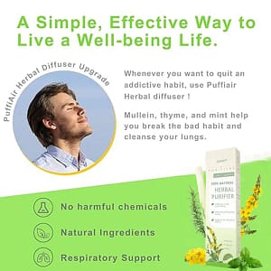 Mullein Relaxation Stick – Soothes Lungs, Detoxifies, Freshens Breath