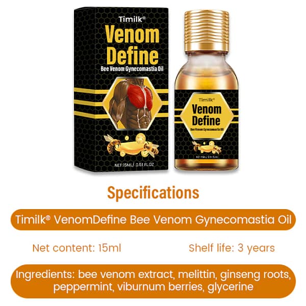 Timilk® VenomDefine Bee Venom Timilk® VenomDefine Bee Venom Gynecomastia OilGynecomastia Oil