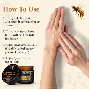 JORONDY Organic Grass-Fed Butter & Honey Balm