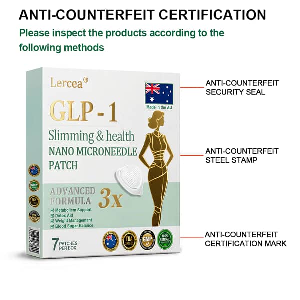 Lercea® NIDDK-Tirzepatide Slimming & Health Nano Microneedle Patch - Image 14