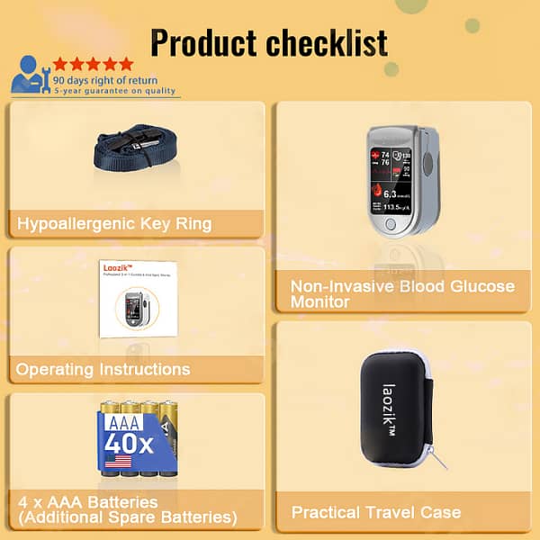 Laozik™ Professional 3-in-1 Blood Glucose & Body Health Monitor - Image 12