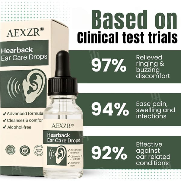 AEXZR® Hearback Ear Care Drops