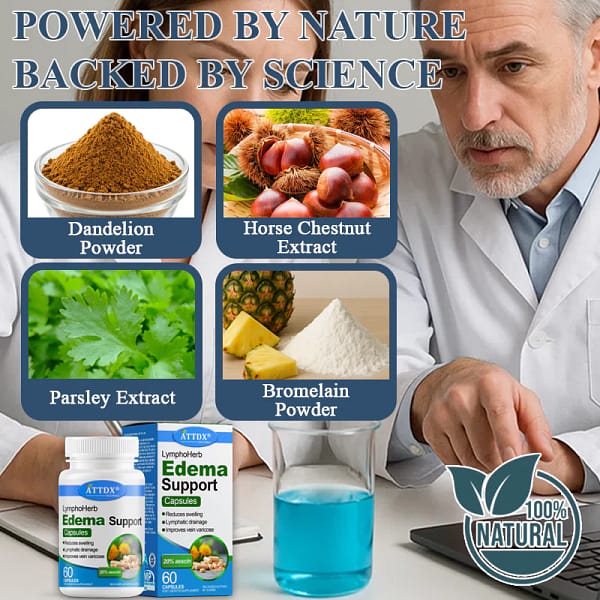 ATTDX® LymphoHerb Edema Support Capsules