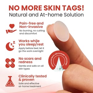 Luhaka® DermaSmooth Skin Tag Remover Patch