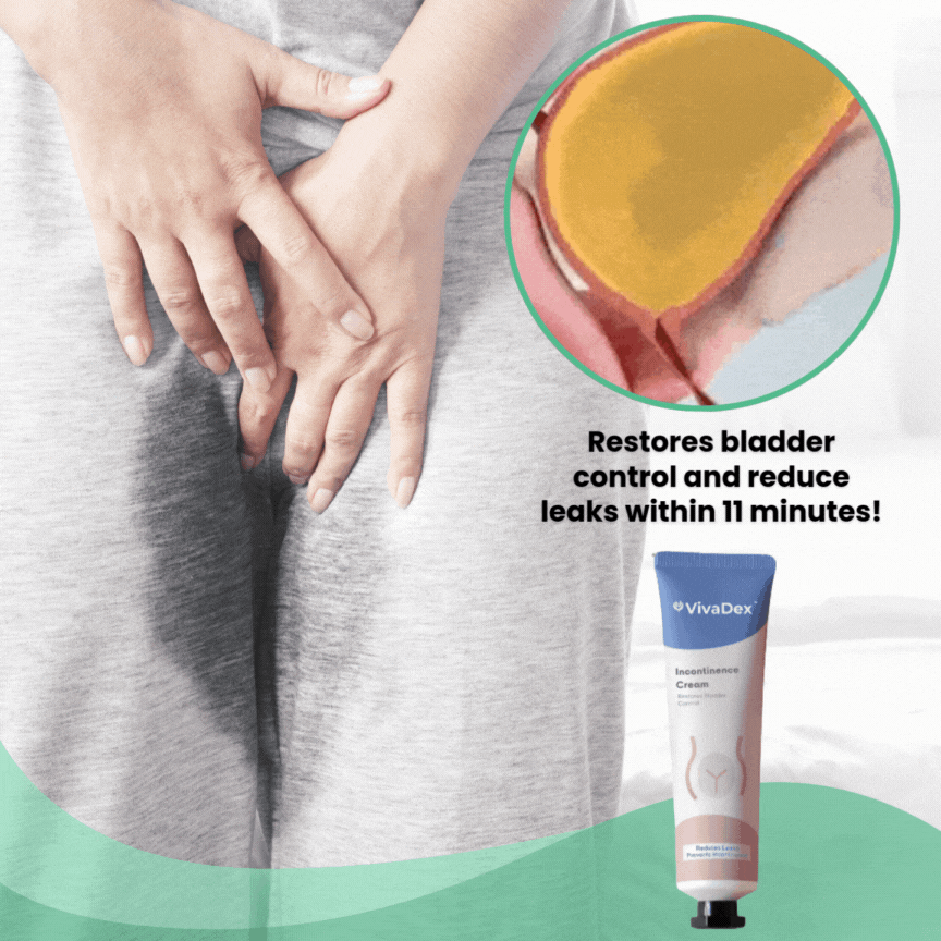 VivaDex™ Cream | Restores bladder control and reduces leaks within 11 minutes!