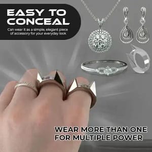 Electric-shock Self-defense Power Ring