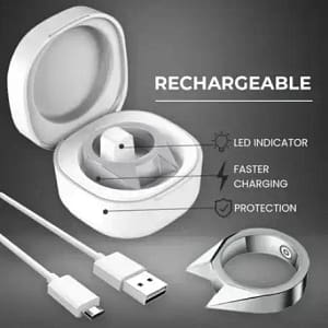 Electric-shock Self-defense Power Ring