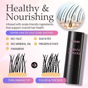 LBMLBM™ Hairline Powder | Shade powder to fill in your hairline