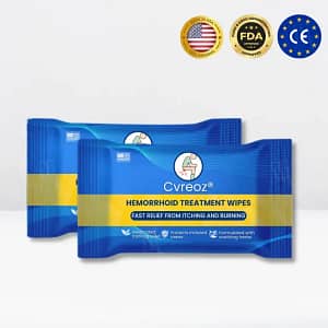 Cvreoz® Hemorrhoid Treatment Wipes