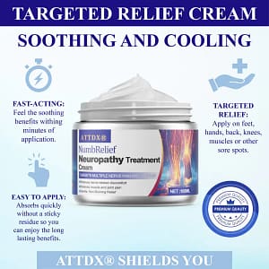 ATTDX® NumbRelief Neuropathy Treatment Cream