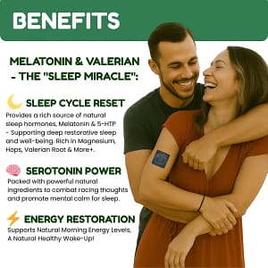 Deep Sleep Patches – Melatonin, Valerian Root & Magnesium