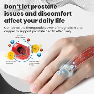 Histone™ Copper Mag Prostate Therapy RingHistone™ Copper Mag Prostate Therapy Ring