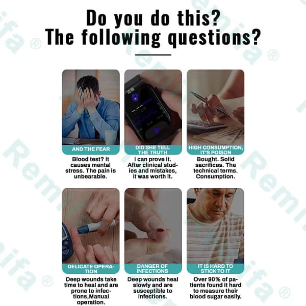 Remifa® GLUCOSENSE Non-Invasive Health Monitor