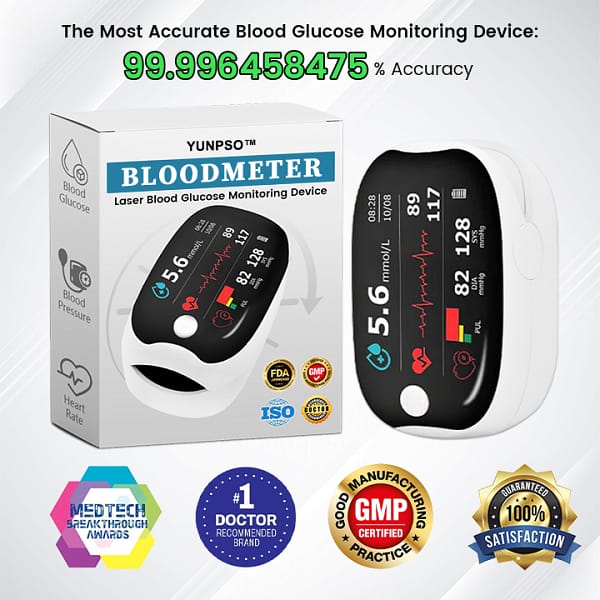 YUNPSO™ BloodMeter Laser Blood Glucose Monitoring Device