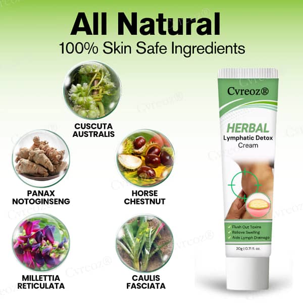 Cvreoz® Herbal Lymphatic Detox Cream