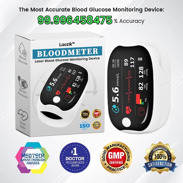 LAOZIKTM Advanced Laser Glucose Monitor