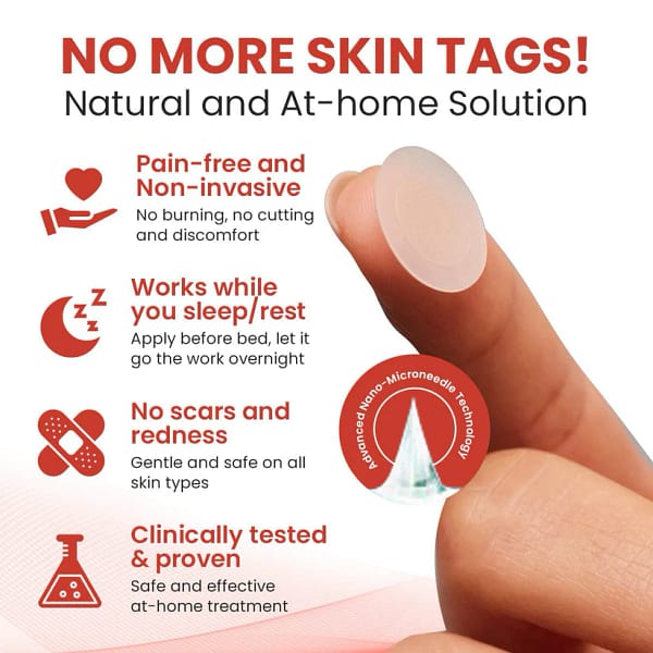 Luhaka® DermaSmooth Skin Tag Remover Patch
