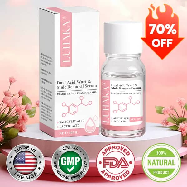 LUHAKA® Dual Acid Wart & Mole Removal Serum