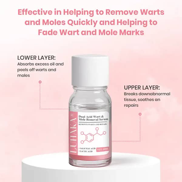 LUHAKA® Dual Acid Wart & Mole Removal Serum