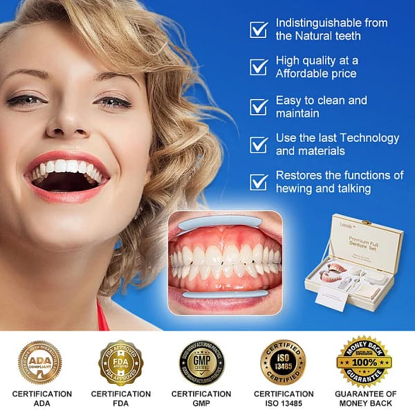 Laozik™ Advanced Customized Full Denture Set