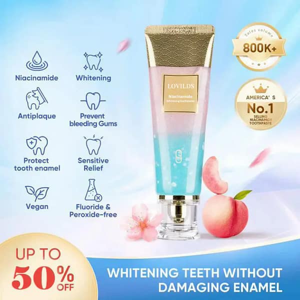 LOVILDS® Nicotinamide Whitening Toothpaste
