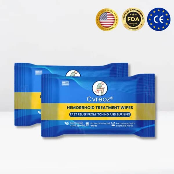 Cvreoz® Hemorrhoid Treatment Wipes