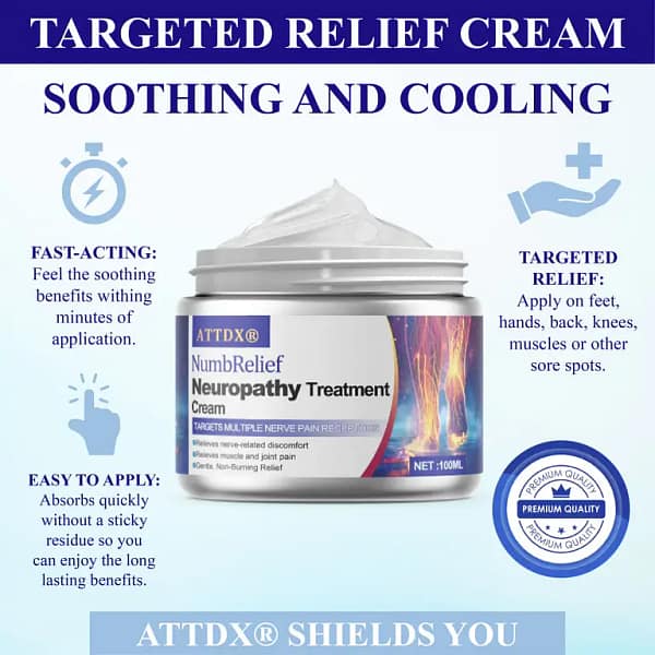 ATTDX® NumbRelief Neuropathy Treatment Cream