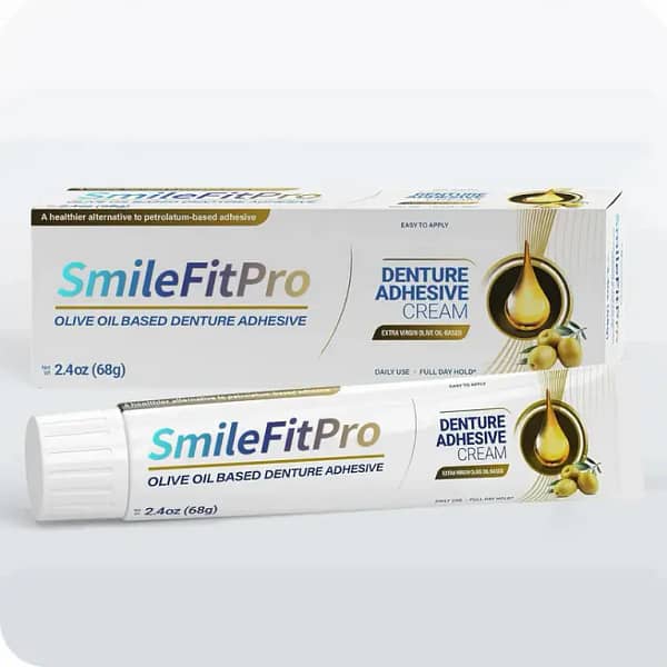 SmileFitPro™ Olive Oil Denture Adhesive Cream