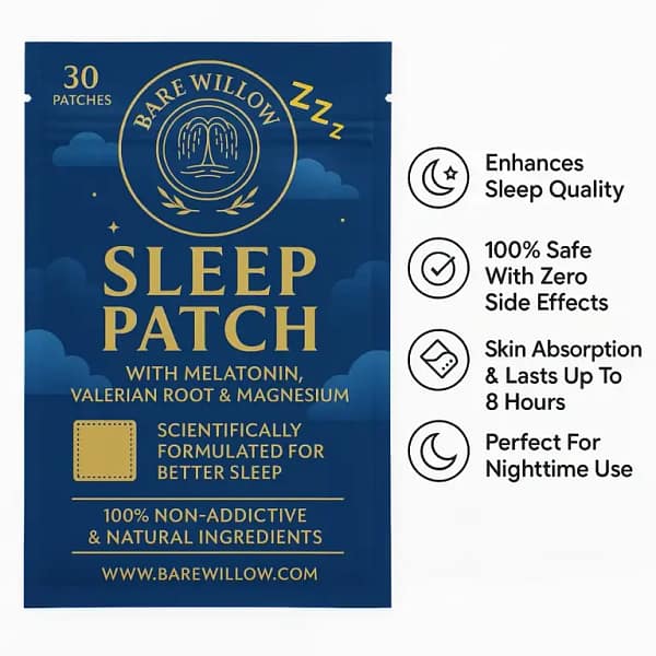 Deep Sleep Patches – Melatonin, Valerian Root & Magnesium