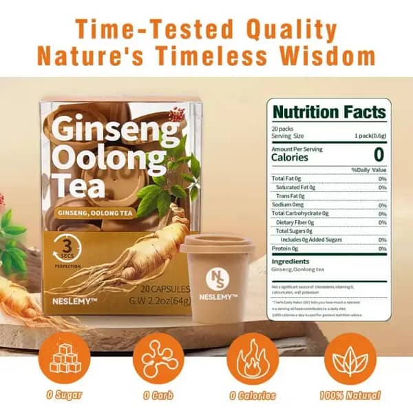 NESLEMY™ Ginseng Oolong Wellness Tea