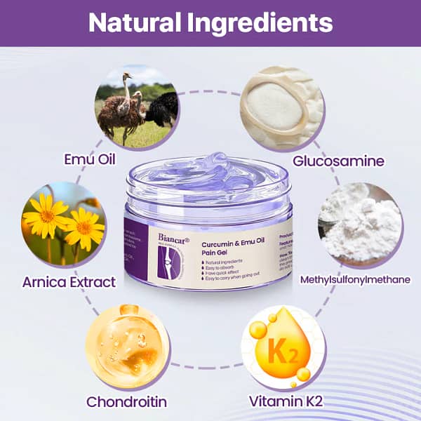 Biancat® Curcumin & Emu Oil Pain Gel - Image 5