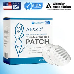 AEXZR® SMGT-GLP1 & Matrixyl 3000 Nano Microneedle Patch
