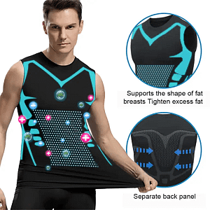 QIAWI-2025 New Version Ionic Shaping Sleeveless Shirt