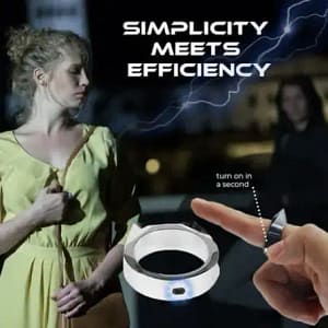 Electric-shock Self-defense Power Ring