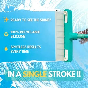Alisanda Recyclable Silicone Window Squeegee Kit