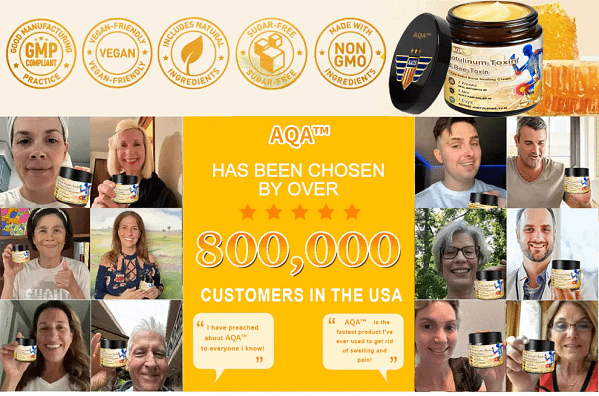 AQA™ Botulinum and Bee Toxin Pain Relief Bone Healing Cream