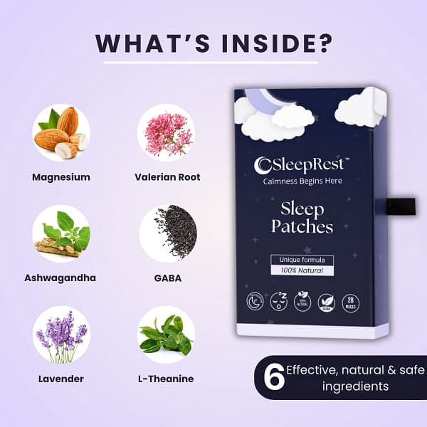 SleepRest™ Patches | The Most Natural Alternative to Sleeping Pills & Melatonin