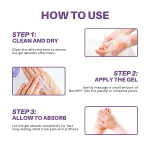 NovaRX® Turmeric & Emu Oil Arthritis Soothing Pain Relief Gel
