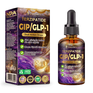 CrazyLeaf® Tirzepatide GIP/GLP-1 Dual-Action Slimming & Health Boost Drops