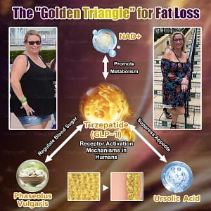 CrazyLeaf® Tirzepatide GIP/GLP-1 Dual-Action Slimming & Health Boost Drops