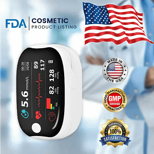 LAOZIKTM GlucoSense Laser Blood Glucose Monitoring Device