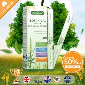 Zvoevo® Botanical Mullein Lung Cleanse Diffuser