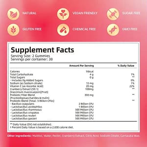 Mireva® Cranberry Probiotic Gummies